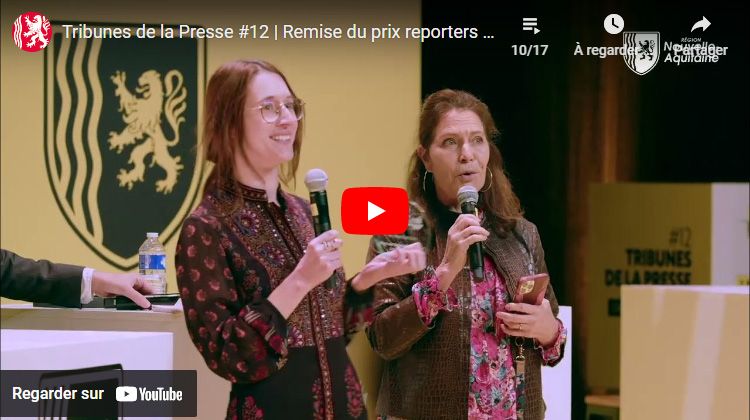 Remise du prix reporters d'espoirs 2022 - Clôture de l'édition 2022 des tribunes de la presse