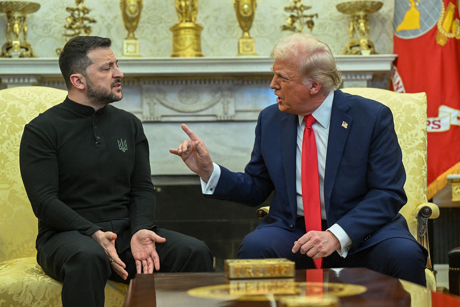 Rencontre houleuse dans le Bureau Ovale de la Maison blanche entre le président américain Donald Trump et le président ukrainien Volodymyr Zelensky